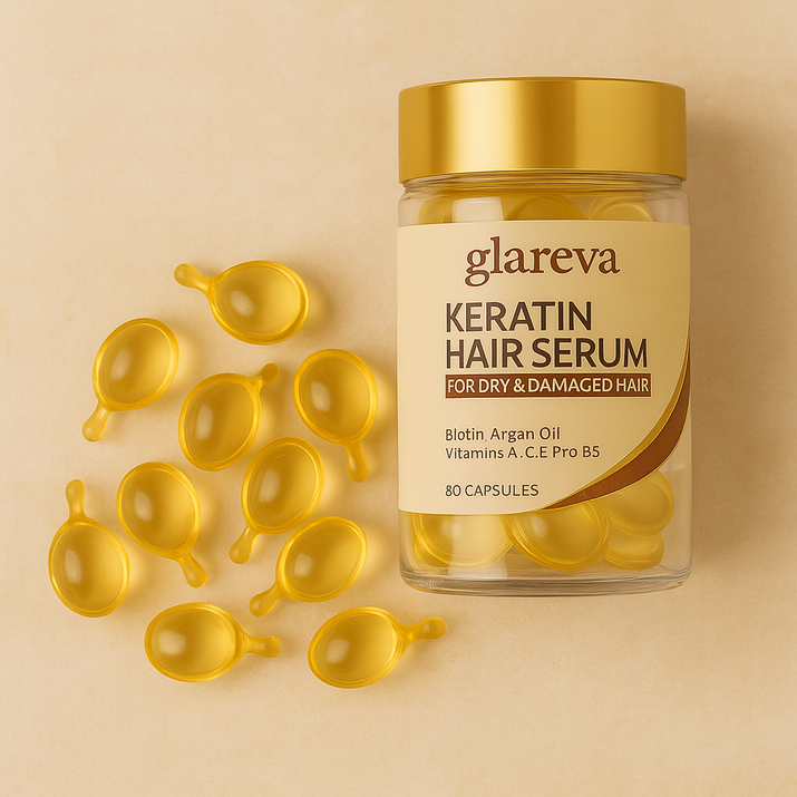 Hair Serum Capsules w Keratin Oil